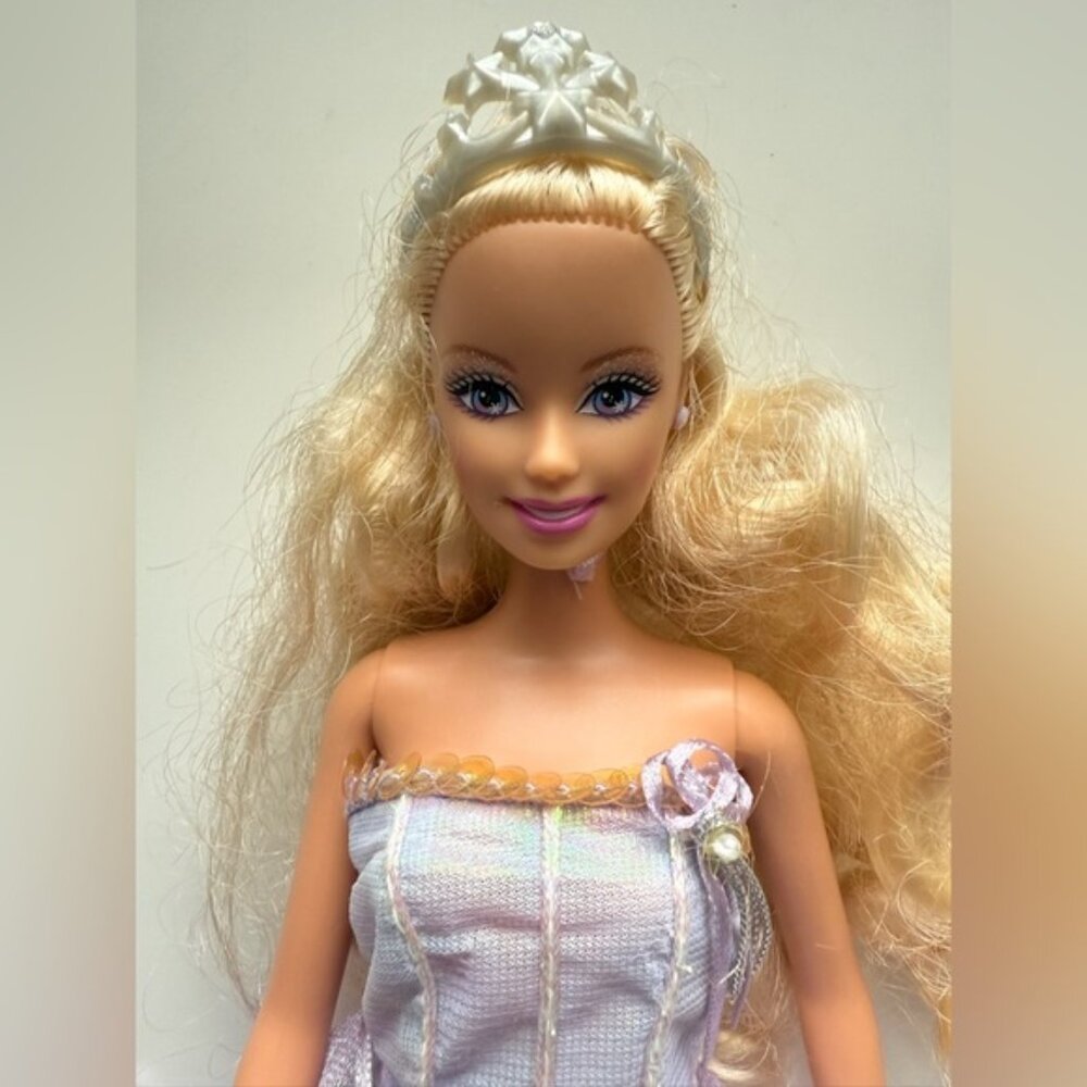 Princess Annika Barbie Doll in Original Elegant Purple Dress